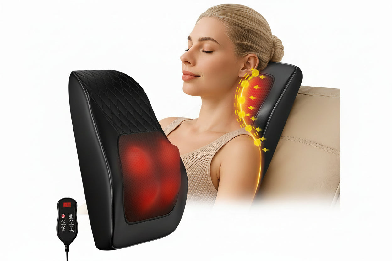 DeepRelax – Shiatsu Massagekissen mit Wärmefunktion
