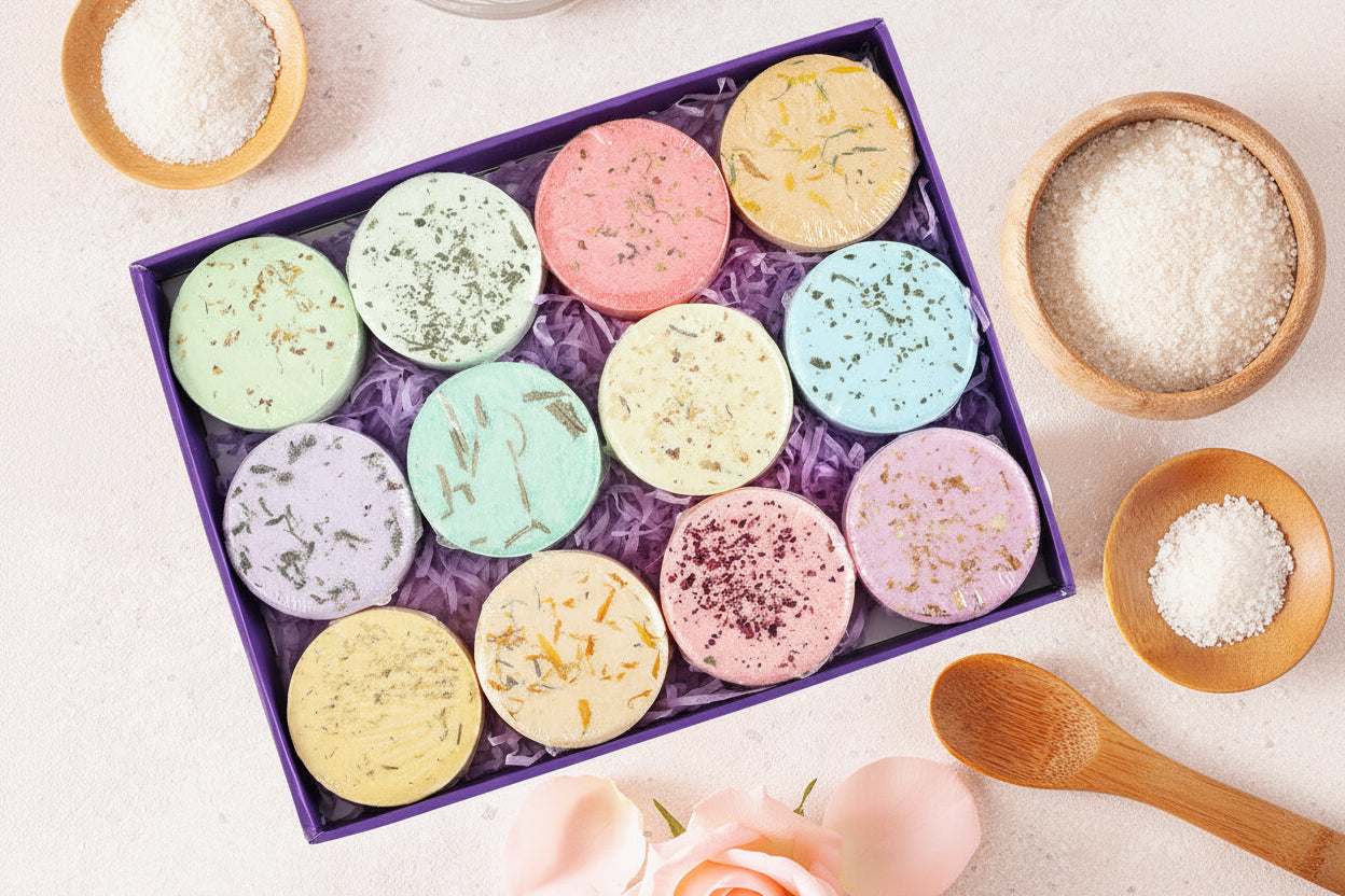 Bloom Bath – Badesalz mit getrockneten Blüten (12er Set)