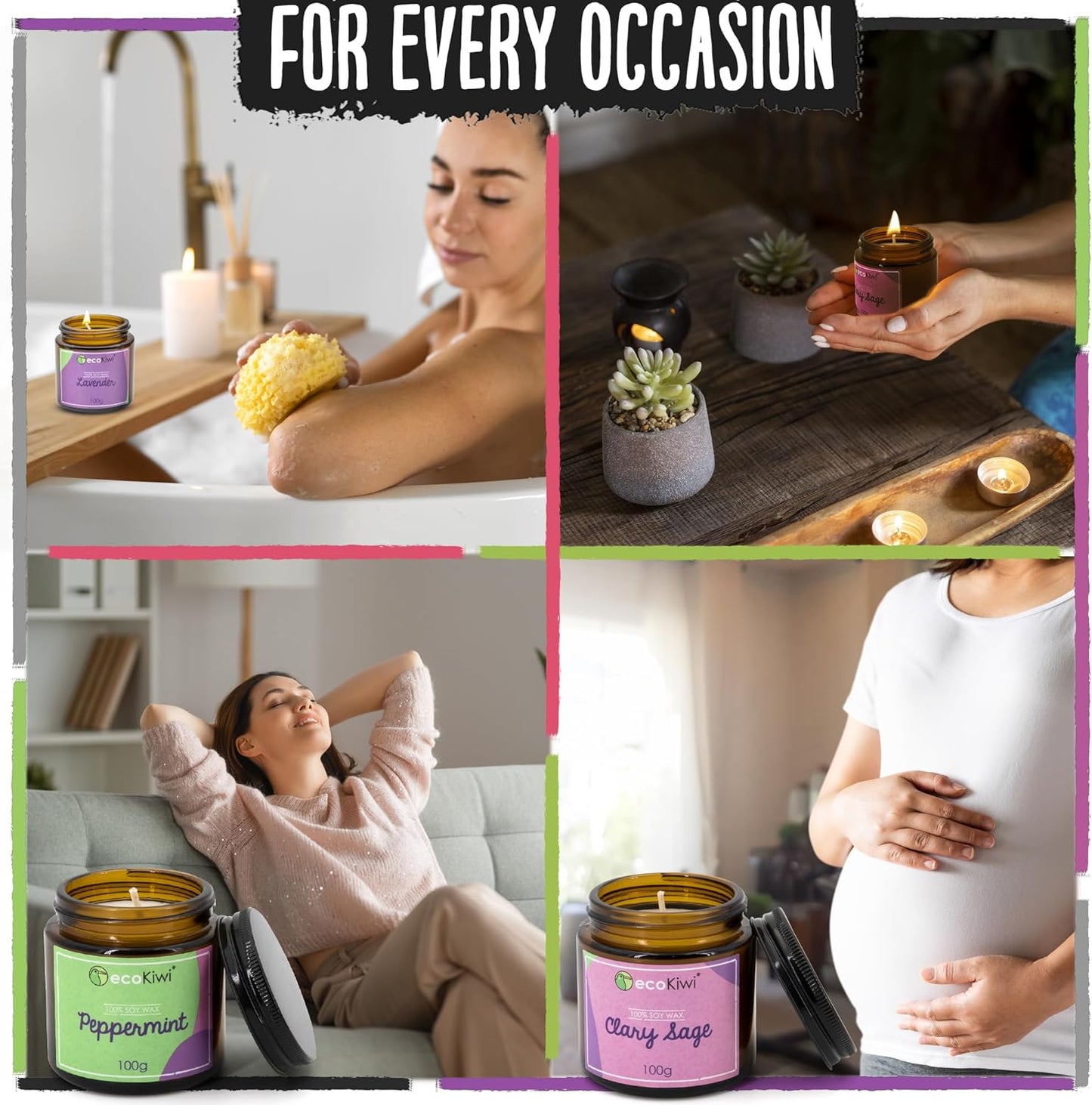 Soul Candle – Duftkerze aus 100% Sojawachs für Ruhe & Entspannung
