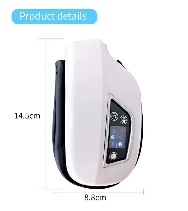 6D Smart Eye Massager Vibration Airbag Compress Eye Care Instrument Bluetooth Music Eye Massage Glasses Eye Relax Fatigue-2