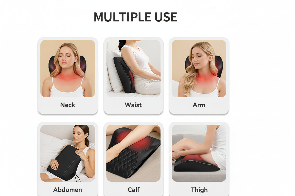 DeepRelax – Shiatsu Massagekissen mit Wärmefunktion